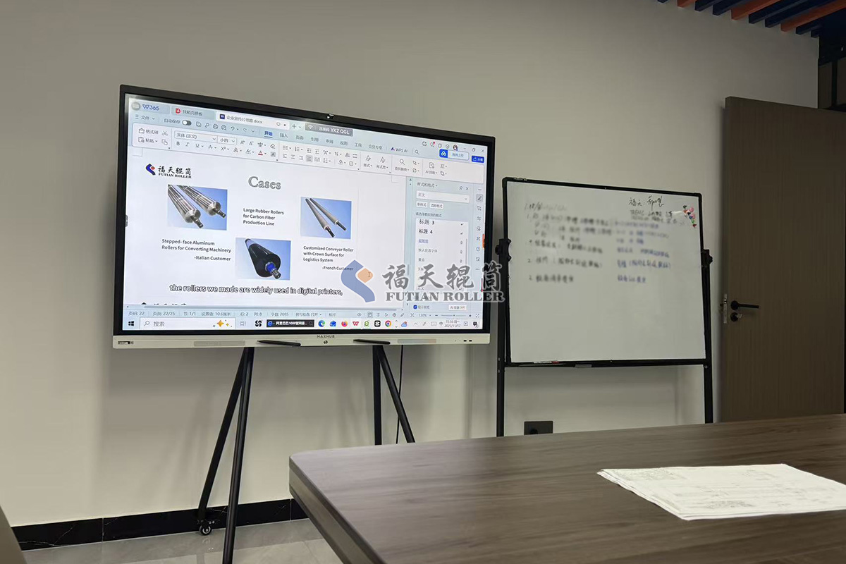 福天輥筒團隊探討企業宣傳片
